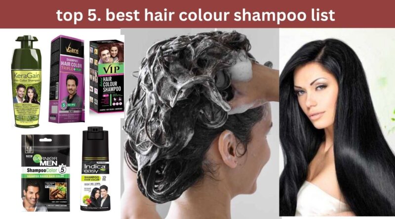 how to use hair colour shampoo in hindi