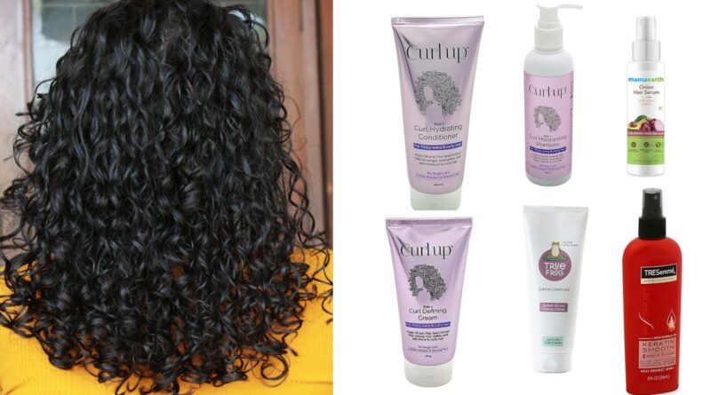 Which product to use for curly hair in hindi